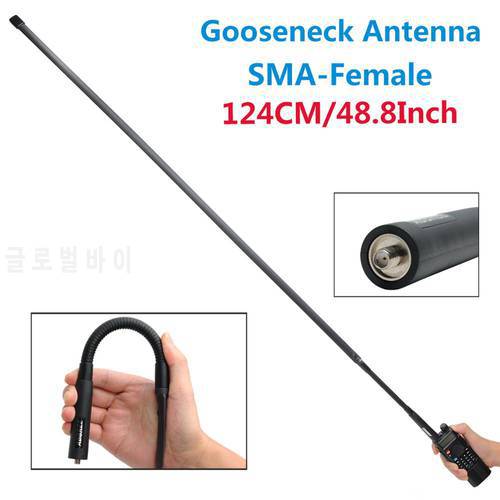 ABBREE Gooseneck Tactical Antenna SMA-Female144/430Mhz Foldable For Walkie Talkie Baofeng UV-5R UV-82 BF-888S Ham Radio