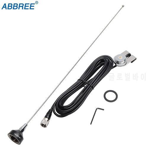 ABBREE NA-37 VHF 136-174MHz NMO Antenna Mount RG-58U 5M/16.4ft Coaxial Cable for Baofeng QYT TYT Kenwood Car Mobile Ham Radio