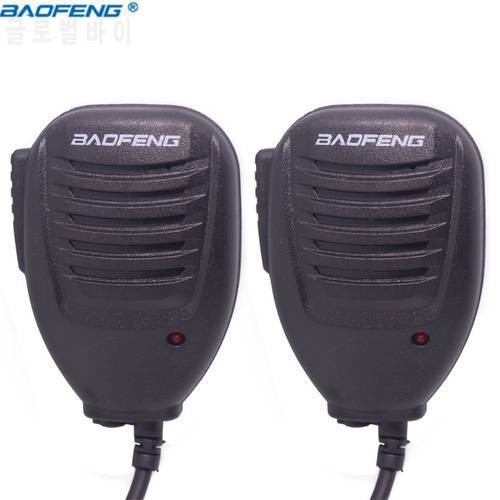 2PCS Original Baofeng UV5R Handheld Microphone Speaker MIC for Baofeng Portable Radio UV-5R BF-888S Plus Walkie Talkie