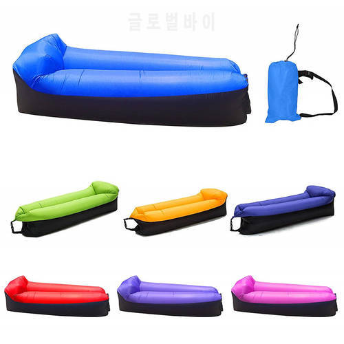 Ultralight sleeping bag Camping Lazy bag Fast Infaltable Air Sofa Bed Sleeping Bag ultralight inflatable sofa Beach Sofa Lazybag