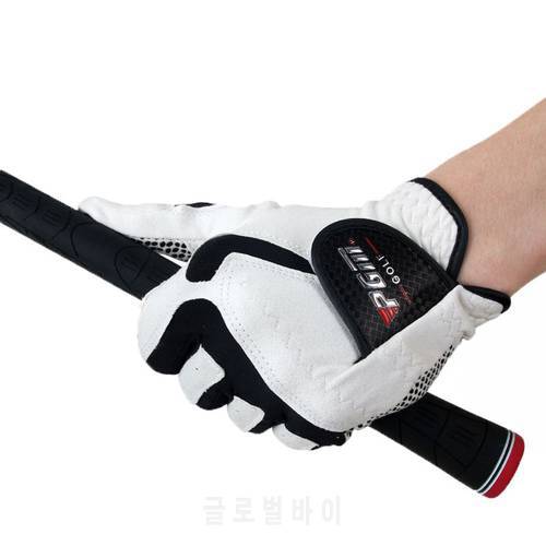 2020 Pgm Golf Gloves Man Left Hand Breathable Anti-Slip Sports Mittens Mens Full Fingers Wearable Single Golfs Gloves D0012