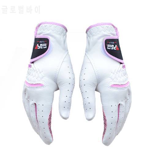 Pgm Women&39s Golf Gloves Left Hand & Right Hand Soft Golf Gloves Breathable Sunscreen Sports Golf Mittens D0017