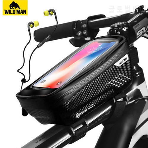 Bicycle Phone Holder Waterproof Bike Mobile Phone Holder Stand Mount for iPhone X 8 7 6S Touch Screen Bicycle Bag Rainproof TPU