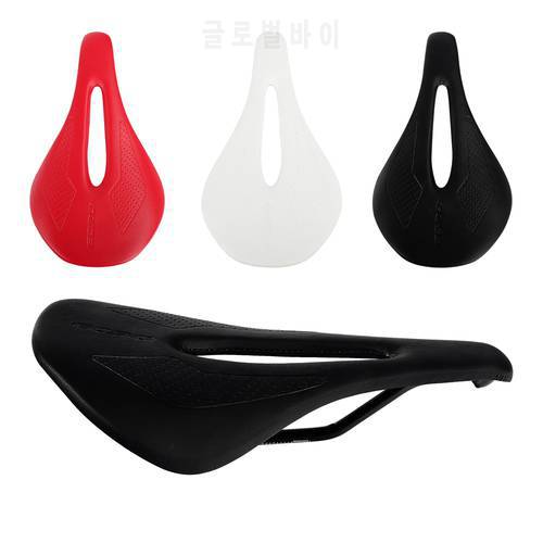 Bicycle Saddle Silicone Cushion PU Leather Surface Full Silica Gel Comfortable Bicycle Seat Shockproof Bicycle Saddle