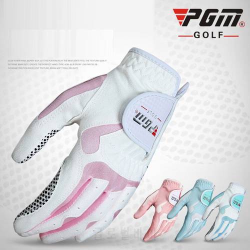 PGM 1 Pair of Women&39s Golf Gloves Left Hand & Right Hand Sport Gloves Slip-resistant Breathable Mittens D0015