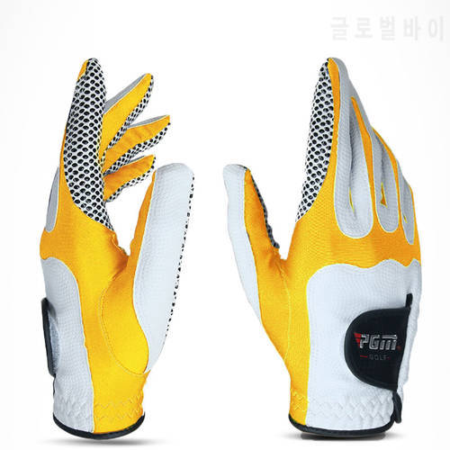 1PCS PGM Men&39s Golf Gloves Left Hand Gloves Women Breathable Slip-resistant Sports Gloves Accessories D0014