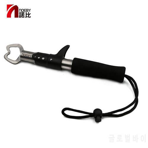 Noeby 22cm Fishing Gripper Portable Stainless Steel Fish Lip Controller Handle Grab Fishing Tackle Plier Holder for Fishing Tool