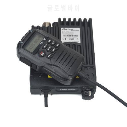 Anytone AT-778 UHF Mobile Radio 400-480MHz 25Watt 512channels mini FM mobile transceiver
