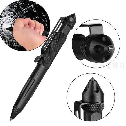 Multi-functional Tactical Pen Tactical Tungsten Steel Rotating Unisex Survival Pen Window Glass Metal Ballpoint Multi functional