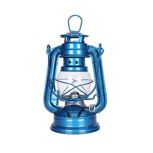 Retro Outdoor Camping Kerosene Lamp Oil Light Lantern Mediterranean Style Decor Multifunction Iron Structure lampiao querosene
