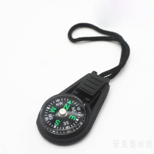 1PC Portable Mini Compass Survival Practical Guider with Keychain for Outdoor Camping Hiking North Navigation Hunting