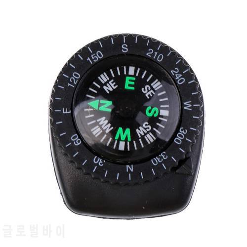 25mm Mini Portable Precision Watch Band Clip-on Navigation Wrist Compass for Survival Camping Hiking Tools
