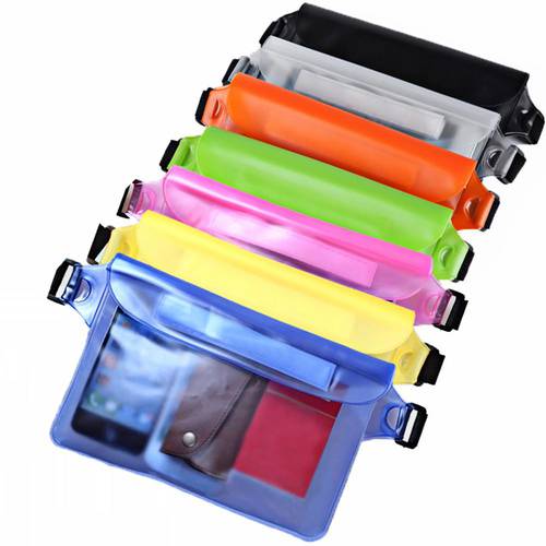 Outdoor Sports Swimming Beach Large Capacity PVC Waterproof Underwater Waist Bag Fanny Pack Beach Dry Pouch Phone Case Wallet