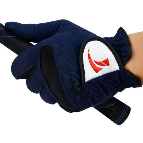 1pcs Golf Sports Mens Left Hand Golf Gloves Sweat Absorbent Microfiber Cloth Soft Breathable Abrasion Gloves D0634