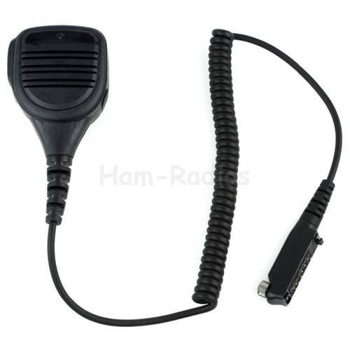 New Black PTT Handheld shoulder Waterproof IP54 Speaker MIC For Radio Sepura STP8000