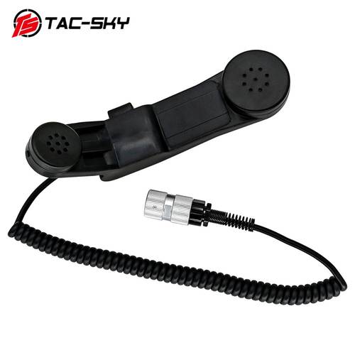 TAC-SKY H-250 PTT Tactical Headsetinterphone Fitting 6-Pin Handheld Speaker Microphone PTT ，For AN/PRC 148152152A 6-Pin H250 Ptt
