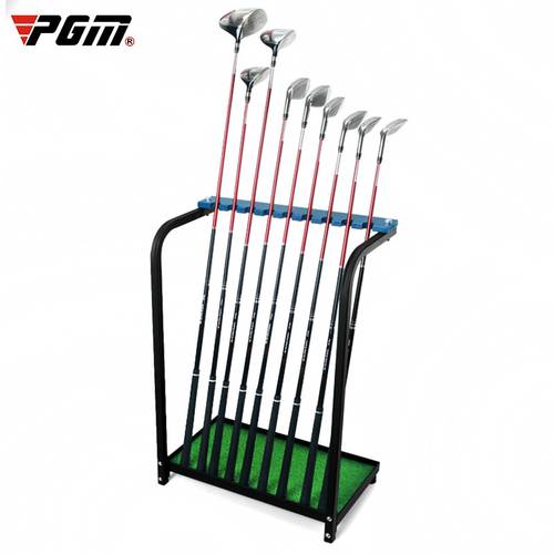 PGM High Quality Golf Clubs Steel Cue Display Stand Acrylic Board Storage Range Supplies Can Put Down 9 Clubs Golf Accessories