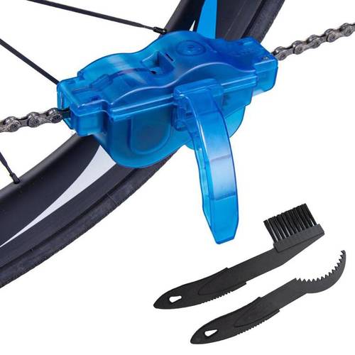 Bike Chain Scrubber Chain Brush Chain Gear Cleaner Bicycle Clean Tool Bike Maintenance Care Tool for Road Bikes Mountain Bikes