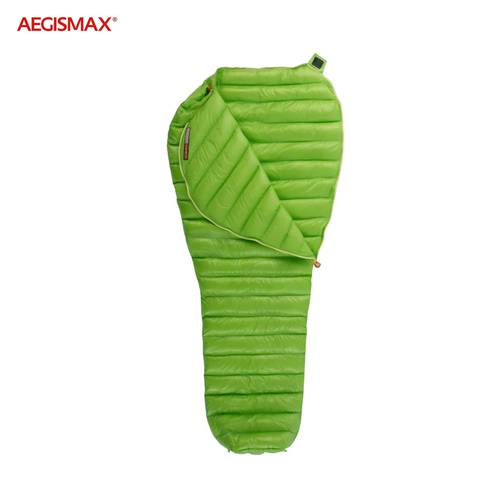 AEGISMAX Outdoor MINI Ultralight Adult Sleeping Bag 800FP Waterproof Nylon Fabric Camping Portable Three Season Goose Down