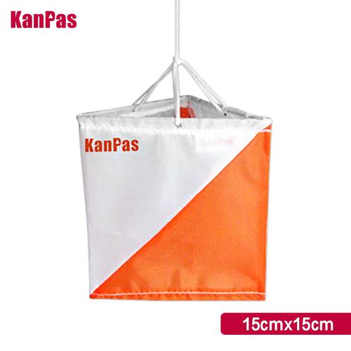 KANPAS 5pcs/lot , 15*15cm medium size orienteering marker flag/control flag/ free shipping ,OM-01/ from China marker factory