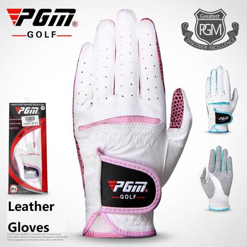 1 Pair Women&39S Golf Gloves Slip-Resistant Granules Microfiber Sheepskin Gloves Sunscreen Breathable Left/Right Hand Mittens