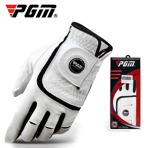 1 Pc. Golf Gloves Men&39s Soft Breathable Pure Sheepskin Golf Gloves With Anti-slip Granules Men&39s Golf Gloves