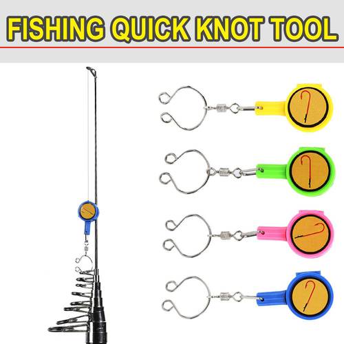 1PCS Fishing Quick Knot Tool Fast Tie Nail Knotter Line Cutter Clipper Nipper Hook Sharpener Fly Tying Tool Fishing Tackle Gear