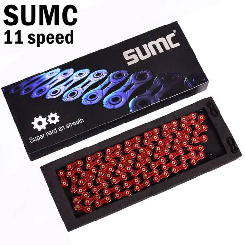 SUMC SX11SL Bicycle Chain 116L 11 Speed Bicycle Chain with MissingLink for Mountain/Rod Bike Bicycle Parts With Original box
