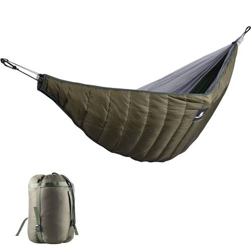 Thick Sleeping Bag Hammock Detachable Windproof Warm Camping Hiking Quilt Blanket