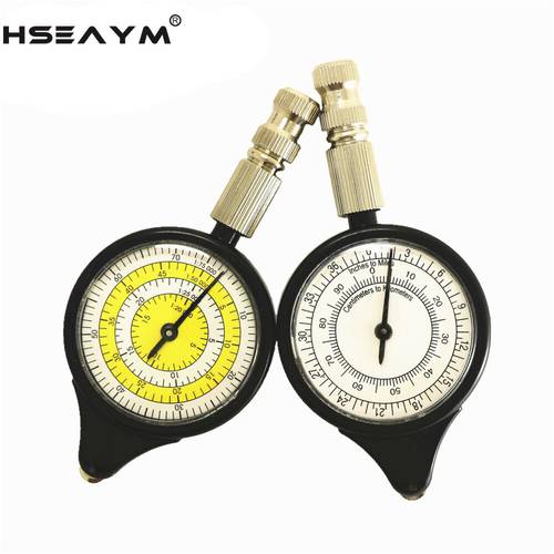 HSEAYM Map Rangefinder Odometer Compass Survival Tool Buckle Car Camping Hiking Pointing Guide Portable Handheld Compass