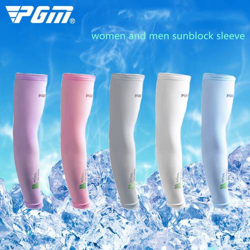 Simple PGM golf sunscreen sleeve men&39s and women&39s ice fabric sleeve UV protection