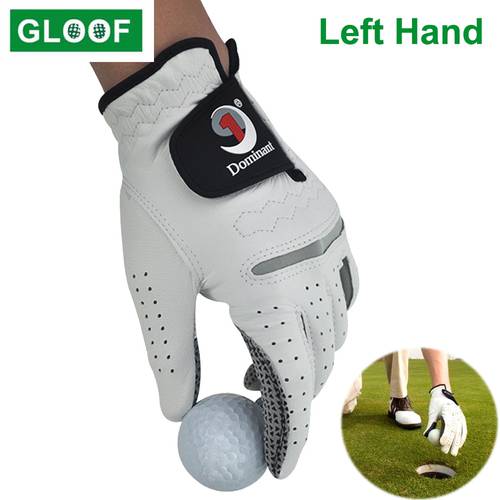 1Pcs Men&39s Golf Gloves Lambskin Soft Fit Sport Grip Durable Gloves Anti-skid Breathable Sports Gloves Fit Left Hand
