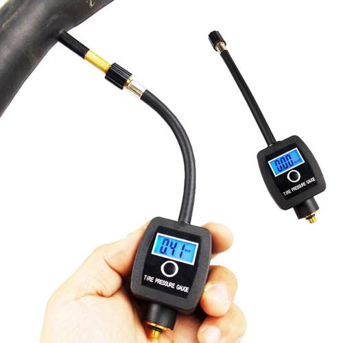 High Precision Mini Digital Electronic Tire Pressure Gauge Meter Tester for Motorcycle Bicycle Tire Diagnostic Repair Tool