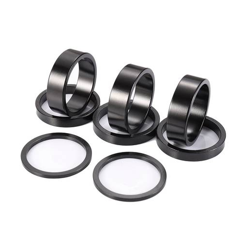 8 PCS 2/5/10mm Bicycle Mountain Bike MTB Cycling Aluminum Alloy 28.6mm Upper End Of Front Fork Headset Spacer Washer