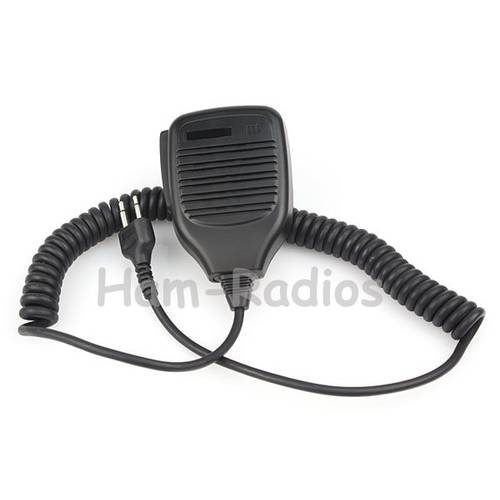 New 2 Pin Jack Handheld Shoulder Speaker MIC Microphone for ICOM IC-F11 IC-F3/ IC-F3S/ IC-F4 F21 IC-F43GS Radios