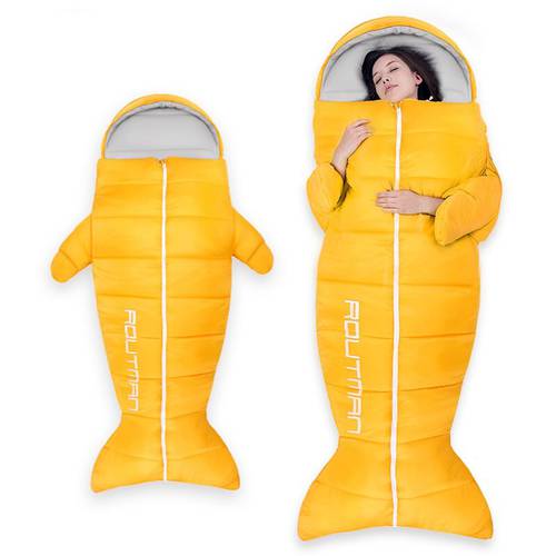 New Good Quality Single Sleeping Bag Adult Outdoor Travel Autumn And Winter Thickening Female Male Indoor Camping Cold