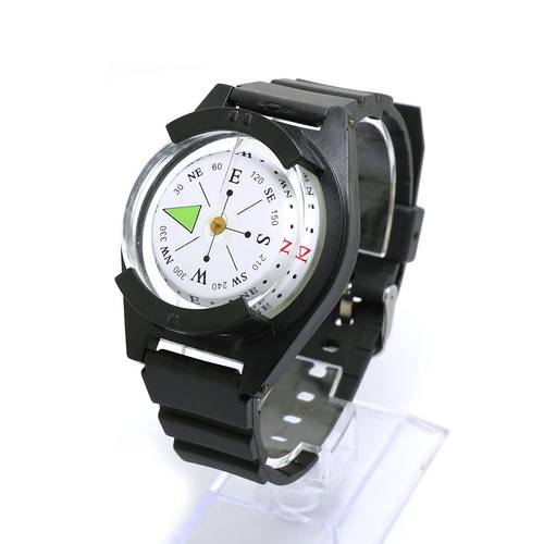 Tactical Wrist Compass Watch Military Outdoor Survival Diving Waterproof Bracelet Watch Band Gear Compass For Climbing Hiking