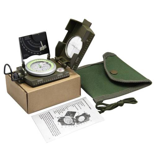 Professional Compass Military Army Geology Compass Sighting Luminous Compass with Moonlight For Outdoor Hiking Camping