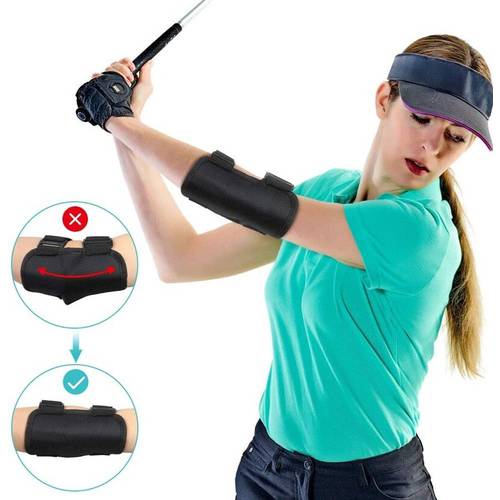 Golf Swing Training Aid Elbow Straight Arm Golf Training Aid Posture Correction Brace of Golf Swing for Beginners Training