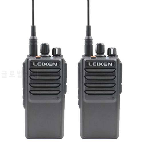 2PCS LEIXEN NOTE Ham Radio UHF 400-480MHz Long talk Range Amateur Walkie Talkie 20W with cooling fan professio