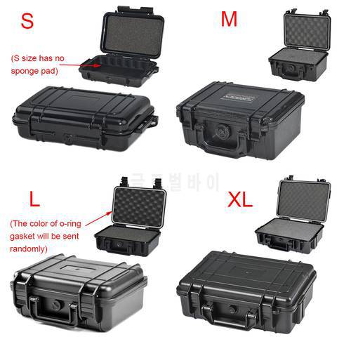 Outdoor Tool Container Water Resistant Safety Box ABS Plastic Tool Case Outdoor Tactical Dry Box Sealed Safety Equipment Storage