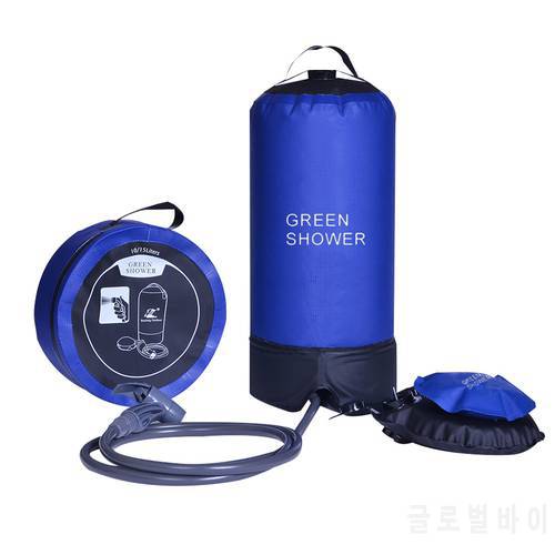 Shower Bag PVC Pressure Shower Lightweight Outdoor Inflatable Shower Pressure Shower Water Bag For Outdoors Camping Bathing