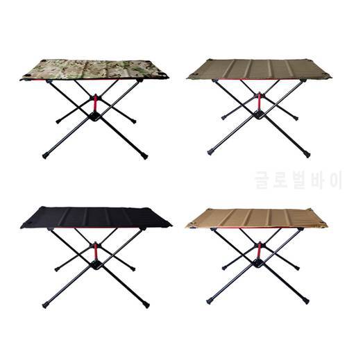 Portable Foldable Camping Table Aluminum Alloy Outdoor Furniture Dinner Desk for Party BBQ Picnic Ultra Light Computer Tables