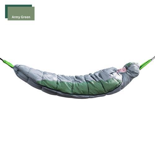 Multi-purpose stitchable hammock sleeping bag camping warm outdoor adult camping winter cotton travel sleeping bag