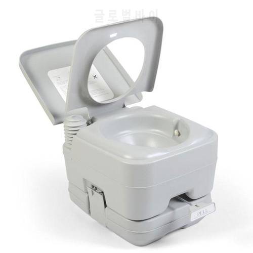 Portable Toilet Commode Travel Potty Compact Toilet With Built-In Pour Spout And Washing Sprayer For Outdoor Camping RV Boat
