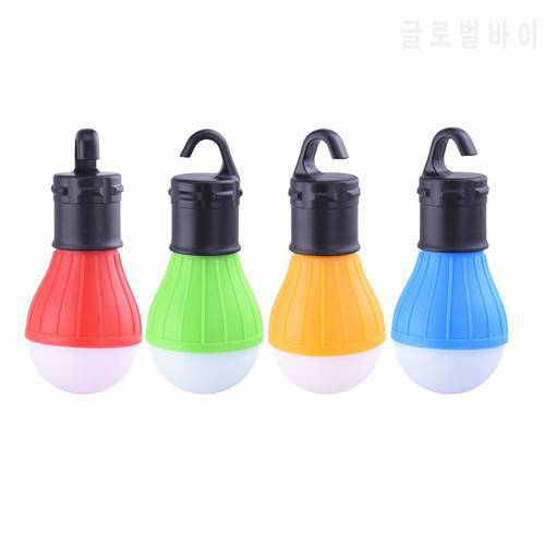 4 Colors Portable Hanging Tent Lamp Emergency LED Bulb Light Camping Lantern for Mountaineering Activities Backpacking Outdoor