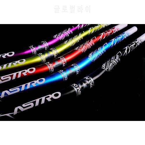 680mm/25mm Astro FR DH AM MTB Bicycle Bike Bend Handle Bar Riser Handlebar BLACK