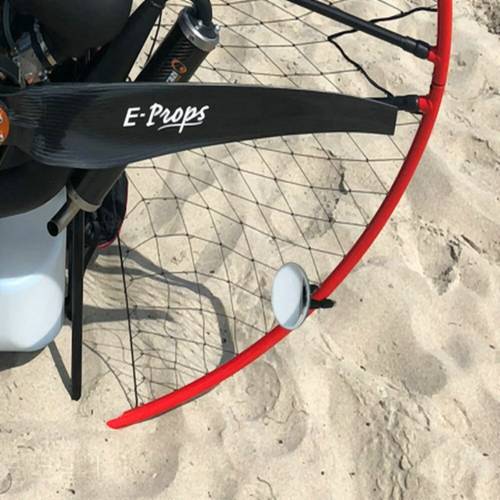 Fuel Level Mirror Gauge Frame Mounted for PPG Paramotor Powered Paraglider