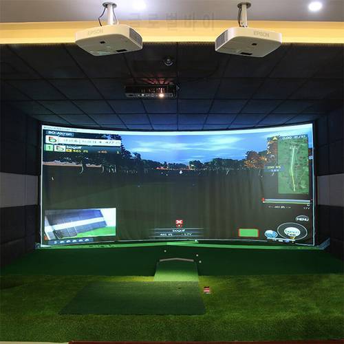 PGM Indoor Golf Training Aids Golf Simulator Screen Hit Cloth Target Cloth Projection Cloth Wholesale