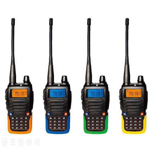 HELIDA HLD-UV2 5W DUAL DISPLAY Walkie Taklie VHF/UHF THREE Band 136-174/200-260/400-520 MHz Two Way Radio